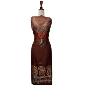 Costumes Jacquard Jamawar pour femmes, vêtements traditionnels de luxe, design tissé sur mesure, tenue 3 pièces, fabricant OEM ODM à marque privée - Product Image 3