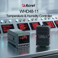 Contrôleur intelligent d'humidité et de température Acrel WHD48-11 85-265V DC 100-350V à montage sur panneau pour boîtier de terminaison AC
