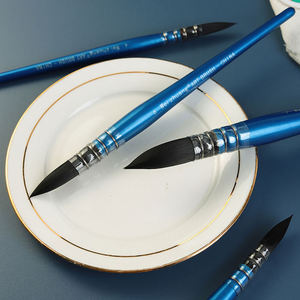 Master Art Professional <span class=keywords><strong>Pinceau</strong></span> à cheveux en nylon sans distorsion avec manche en bois bleu 7 tailles pour la <span class=keywords><strong>peinture</strong></span> aquarelle - Product Image 4