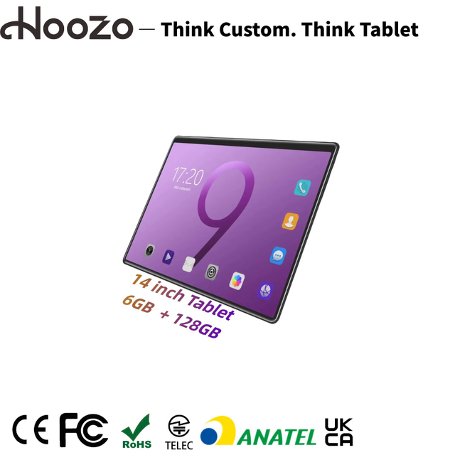 OEM ODM 14 Inch Android 15 WiFi Tablet for Study Work and Entertainment with Cover Keyboard Mouse 12GB 256GB