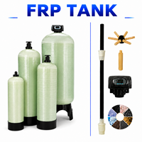 Réservoir FRP pour purification d'eau, large ouverture, résistant à la pression, circulation de l'eau, capacité 250L-10000L, productivité 750L/heure