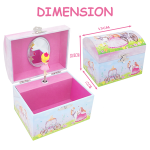 Elegante Joyero Musical Princesa <span class=keywords><strong>de</strong></span> Fábrica Jakos - Regalo Perfecto para Cumpleaños, Navidad y Festividades <span class=keywords><strong>de</strong></span> <span class=keywords><strong>Niñas</strong></span>, Caja Musical <span class=keywords><strong>de</strong></span> Madera - Product Image 2