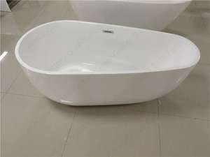 Baignoires autoportantes <span class=keywords><strong>en</strong></span> acrylique de <span class=keywords><strong>forme</strong></span> ovale modernes de 140 cm pour usage hôtelier <span class=keywords><strong>en</strong></span> Algérie - Product Image 5