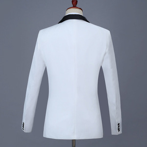 Trajes <span class=keywords><strong>de</strong></span> <span class=keywords><strong>Safari</strong></span> <span class=keywords><strong>de</strong></span> Manga Larga <span class=keywords><strong>para</strong></span> <span class=keywords><strong>Hombre</strong></span>, Diseño Formal, Blazer y Pantalones, <span class=keywords><strong>Traje</strong></span> <span class=keywords><strong>de</strong></span> Boda con un Botón <span class=keywords><strong>para</strong></span> <span class=keywords><strong>Hombre</strong></span> - Product Image 4