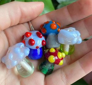 Cuentas de cristal sueltas de Color puro hechas a mano, cuentas de forma Multicolor para hacer joyas DIY, collar, venta al por mayor, individual - Product Image 1