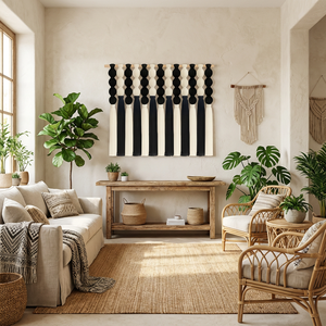 Atrapasueños Bohemio de Algodón Personalizado para Colgar en la Pared, Diseño con Cuentas para Cumpleaños y Aniversarios - Product Image 1