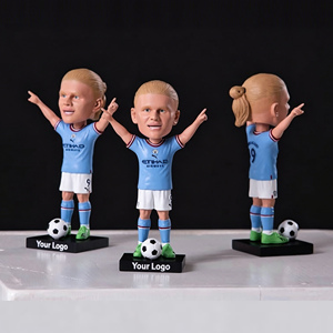Figura Coleccionable Personalizada <span class=keywords><strong>de</strong></span> Jugador <span class=keywords><strong>de</strong></span> Fútbol, Estrella del Fútbol No. Figura <span class=keywords><strong>de</strong></span> Resina (9 Unidades) con Base con Logotipo para Souvenir <span class=keywords><strong>de</strong></span> Fans - Product Image 1