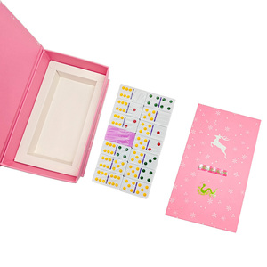 <span class=keywords><strong>Jeu</strong></span> <span class=keywords><strong>de</strong></span> dominos en acrylique double 6 <span class=keywords><strong>de</strong></span> style nouveau du fabricant Jeux <span class=keywords><strong>de</strong></span> table <span class=keywords><strong>de</strong></span> dominos à pois en plastique avec couches colorées - Product Image 2