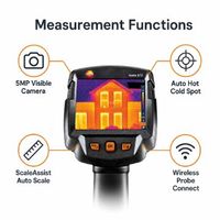 Cámara Termográfica Testo 872, Resolución IR de 320x240, Superresolución de 640x480, Sensibilidad de 0.05C, WiFi, Bluetooth con APP