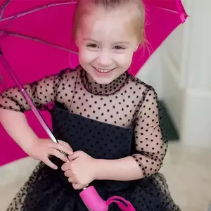 <span class=keywords><strong>Vestidos</strong></span> <span class=keywords><strong>de</strong></span> niña <span class=keywords><strong>de</strong></span> las flores Simple negro alto bajo madre hija puntos tul <span class=keywords><strong>para</strong></span> boda niñas desfile <span class=keywords><strong>vestidos</strong></span> <span class=keywords><strong>de</strong></span> comunión - Product Image 1