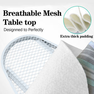 Planche à repasser professionnelle universelle pour la maison, pleine grandeur, avec dessus en maille - Product Image 5