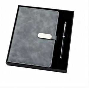 Carnet de notes A5 promotionnel 2026 avec stylo pour cadeau, agenda d'affaires personnalisé avec logo, bloc-notes et stylo en coffret cadeau - Product Image 2