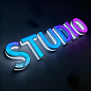 Enseigne LED personnalisée avec logo miroir infini et lettres lumineuses pour entreprises, salons, bars et <span class=keywords><strong>d</strong></span>écoration murale de piste de danse - Product Image 5