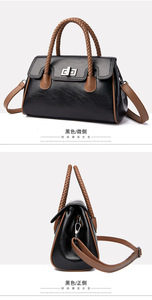 Sac à bandoulière de luxe en cuir PU de haute qualité pour femme, sac fourre-tout, sac à main de créateur pour femme, vente en gros - Product Image 4