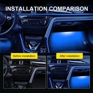 Dải đèn LED trang trí đa năng 18 trong 1 cho nội thất ô tô, tạo hiệu ứng ánh sáng xung quanh - Product Image 5