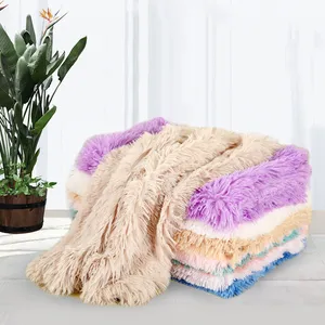 Оптовая продажа от производителя, мягкое плюшевое одеяло для собак