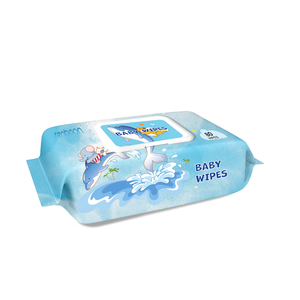 Lingettes désinfectantes pour bébé, Logo personnalisé, lingettes pour visage et bouche pour bébés, écologiques, lot de 100 pièces, GSM, sac de voyage, bonne qualité - Product Image 3