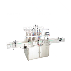 6 Heads Linear Plastic Glass Bottle Liquid Water Oil Beverage Coffee <strong>Bottling</strong> <strong>Line</strong> Filler Machine - Product Image 2