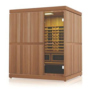 Combinaison de <span class=keywords><strong>sauna</strong></span> infrarouge lointain en carbone de luxe <span class=keywords><strong>sauna</strong></span> intérieur/extérieur à faible emf pour 2 personnes - Product Image 4