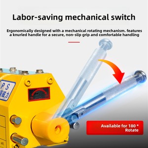 जिनयू स्थायी चुंबक लिफ्टर चुंबकीय होस्ट 1 टन 600kgf उठाने आंख 2 शक्तिशाली मैग्नेट चुंबकीय सक्शन कप डिस्क उठाने उपकरण - Product Image 3