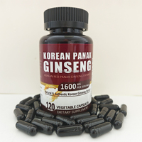 Capsules de Ginseng Panax Coréen de Haute Qualité, Extrait de Fenugrec, Graines Noires, Ginkgo Biloba, Maca et Ginseng Panax