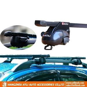 Barre transversale <span class=keywords><strong>de</strong></span> toit réglable et verrouillable en aluminium et en fer RR1204 avec une capacité <span class=keywords><strong>de</strong></span> charge <span class=keywords><strong>de</strong></span> plus <span class=keywords><strong>de</strong></span> 100 kg pour les voitures avec rails - Product Image 2