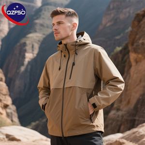 QZFSO Premium Softshell Randonnée Veste Imperméable Camping Trekking Coupe-Vent Séchage Rapide Respirant Extérieur Manteau - Product Image 1