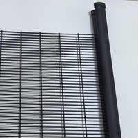 358 filet de prison enduit de poudre d'acier inoxydable à mailles fines clôture anti-coupure extra robuste pour les installations de sécurité