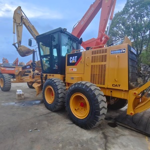 เครื่องจักรก่อสร้างขนาดใหญ่ รถเกรดเดอร์ล้อยาง Caterpillar 140H/140G/140K มือสอง สำหรับงานก่อสร้าง งานเหมือง และงานเคลื่อนย้ายดิน พร้อมเครื่องยนต์ - Product Image 2