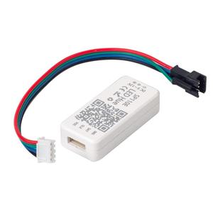 Controlador de <span class=keywords><strong>luz</strong></span> de píxeles inalámbrico SP110E WS2811 WS2812B ws2812 regulador de intensidad SK6812 RGB RGBW APA102 WS2801 pixeles tira de <span class=keywords><strong>Led</strong></span> IOS Android - Product Image 6