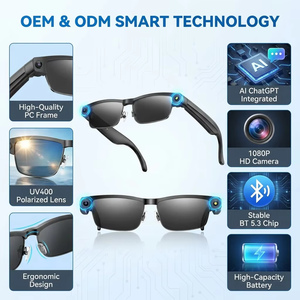 Gafas Inteligentes con IA y Cámara de 8MP, Compatibles con Grabación de Fotos, Audio y Video, Traductor, Gafas de Sol - Product Image 4