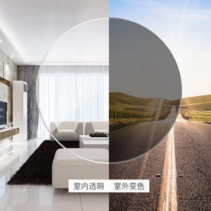 Lentilles en résine asphériques photochromiques, indice 1.56 1.61 1.67, protection UV pour lunettes de myopie - Product Image 5