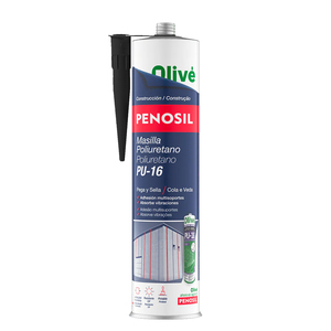 Mastic polyuréthane noir en cartouche 300 ml. - Product Image 1