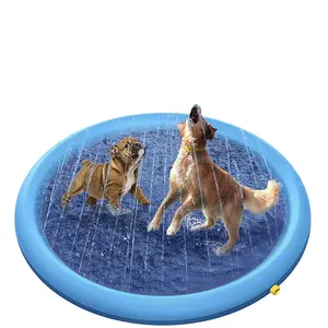 Haustier Schwimmbad Aufblasbar 100cm 150CM 170CM Dog Splash Sprinkler Pad Outdoor