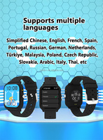 Montre connectée Y9D avec écran TFT, appels Bluetooth, contrôle de la musique, calculatrice, lampe de poche, réveil, calendrier, en stock, montre de sport SW01