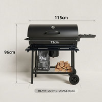 Barbecues robustes pour l'extérieur, grils à charbon de bois pour poulet, pour jardin et cour arrière