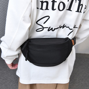 Sac bandoulière décontracté japonais tendance pour hommes, sac banane unisexe de sport grande capacité, sac de poitrine, sac banane - Product Image 3