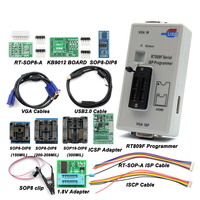 Programmer RT809F +11 Adaptor+Klip IC SOP8+CD+Adaptor 1.8V / SOP8 VGA LCD ISP Programmer Adaptor Universal Programmer
