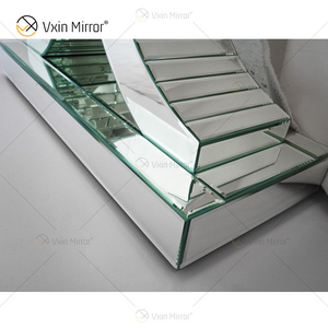 โต๊ะคอนโซลกระจกสีเงิน WXF-547หรูหราเฟอร์นิเจอร์หรูหราทันสมัยสำหรับห้องนั่งเล่นและโรงแรมขายส่งนำเสนอ - Product Image 6