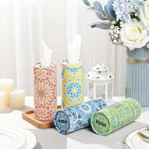 Custom Logo Round Cylinder Car <strong>Tissue</strong> Door Gift <strong>Wedding</strong> Facial <strong>Tissues</strong> in a Durable Round Tube Box - Product Image 2