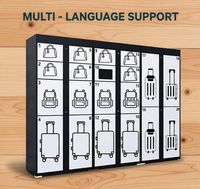 Système de gestion cloud IoT intelligent multilingue pour casiers à bagages assemblés, boîte de rangement sécurisée pour colis et valises, pour parcs d'attractions