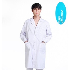 <span class=keywords><strong>Camice</strong></span> da Laboratorio Medico a Maniche Lunghe per <span class=keywords><strong>Uomo</strong></span>, Vestibilità <span class=keywords><strong>Slim</strong></span>, in Tessuto Dobby Poliestere/Cotone, Abbigliamento da Lavoro - Product Image 4