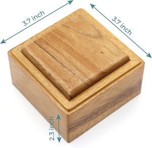 Scatola sicura-rompicapo scatola di legno con lucchetto misterioso e <span class=keywords><strong>trucchi</strong></span> magici-salvadanaio ideale - Product Image 2