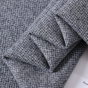 Áo khoác/áo vest mùa đông chất liệu vải tweed len 100% mềm mại, kiểu dáng Anh/Hàn, màu trơn, dệt kim tricot, dành cho bé gái, có sẵn trong kho - Product Image 4