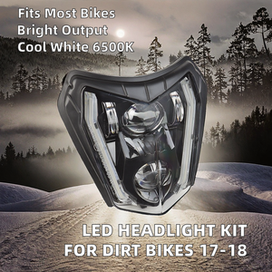 Kit de Faro LED para Motocicleta EXC XCF SX <span class=keywords><strong>F</strong></span> SMR Enduro Dirt Bike Motocross Supermoto 2017 2018, DRL 12V, Nuevo - Product Image 2