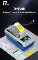 PUTY All-in-One Portable for Thermal Transfer Label Printer 52mm Paper 300dpi Resolution for Supermarkets Industrial Stock