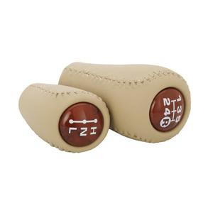 Poignée de levier de vitesses en cuir, transmission manuelle, Prado Toyota Land Cruiser, design ergonomique - Product Image 2