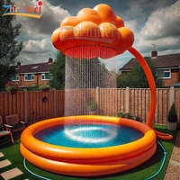 Piscine gonflable en PVC de nouvelle conception de Zhenmei avec bar, tente de piscine gonflable pour adultes