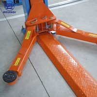 Système de déverrouillage manuel économique et efficace, élévateur hydraulique à deux colonnes pour voitures de 4000 kg, à double vérin