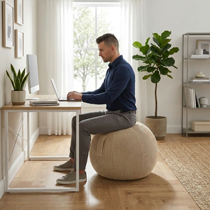 Silla de Yoga Antiexplosión de 65 cm, Pelota de Yoga Estable, Pelota Suiza, Asiento Ergonómico para Oficina, Venta al por Mayor OEM - Product Image 4